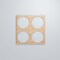 Ekena Millwork Large Wembley Decorative Fretwork Wood Wall Panels, Alder, 23 3/8"W x 23 3/8"H x 3/8"T WALW24X24X0375WEMAL - alternate 2